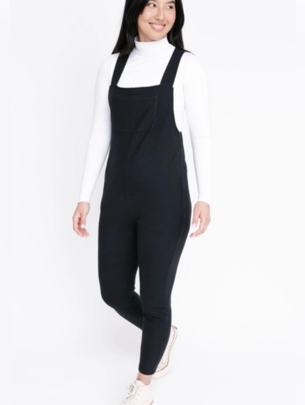 Smash + Tess Midnight Black Knit Romperalls Jumpsuit